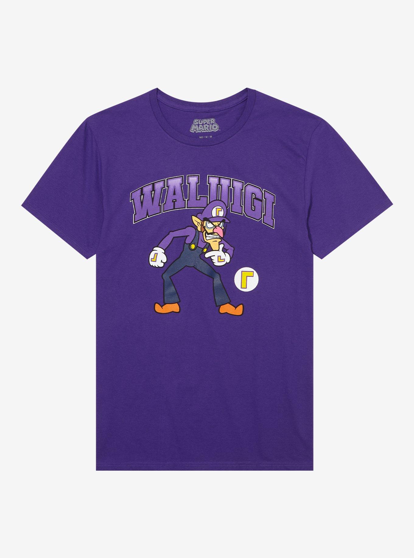 Super Mario Waluigi T-Shirt, PURPLE, hi-res