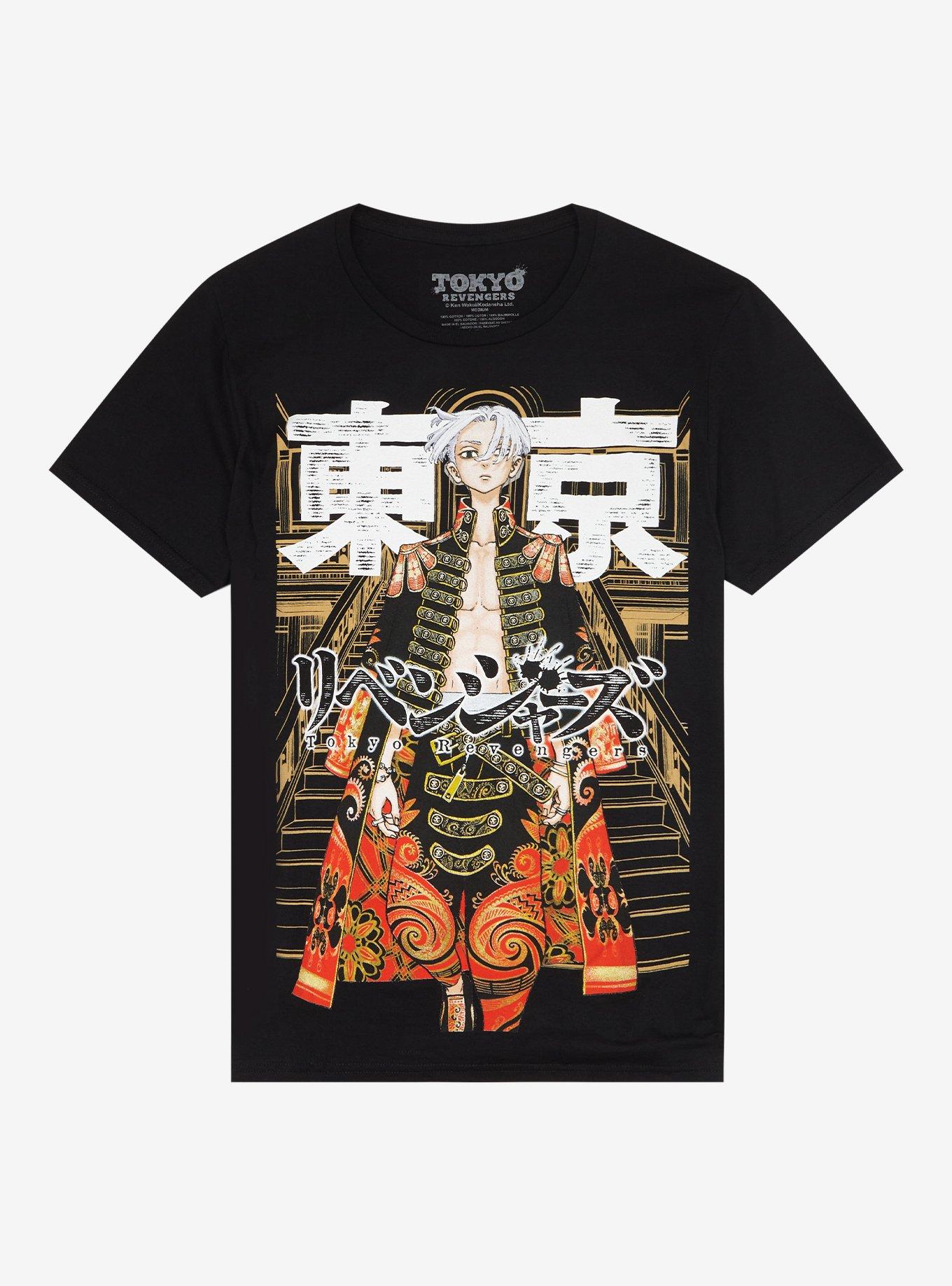 Tokyo Revengers Mikey Manga Cover T-Shirt, BLACK, hi-res