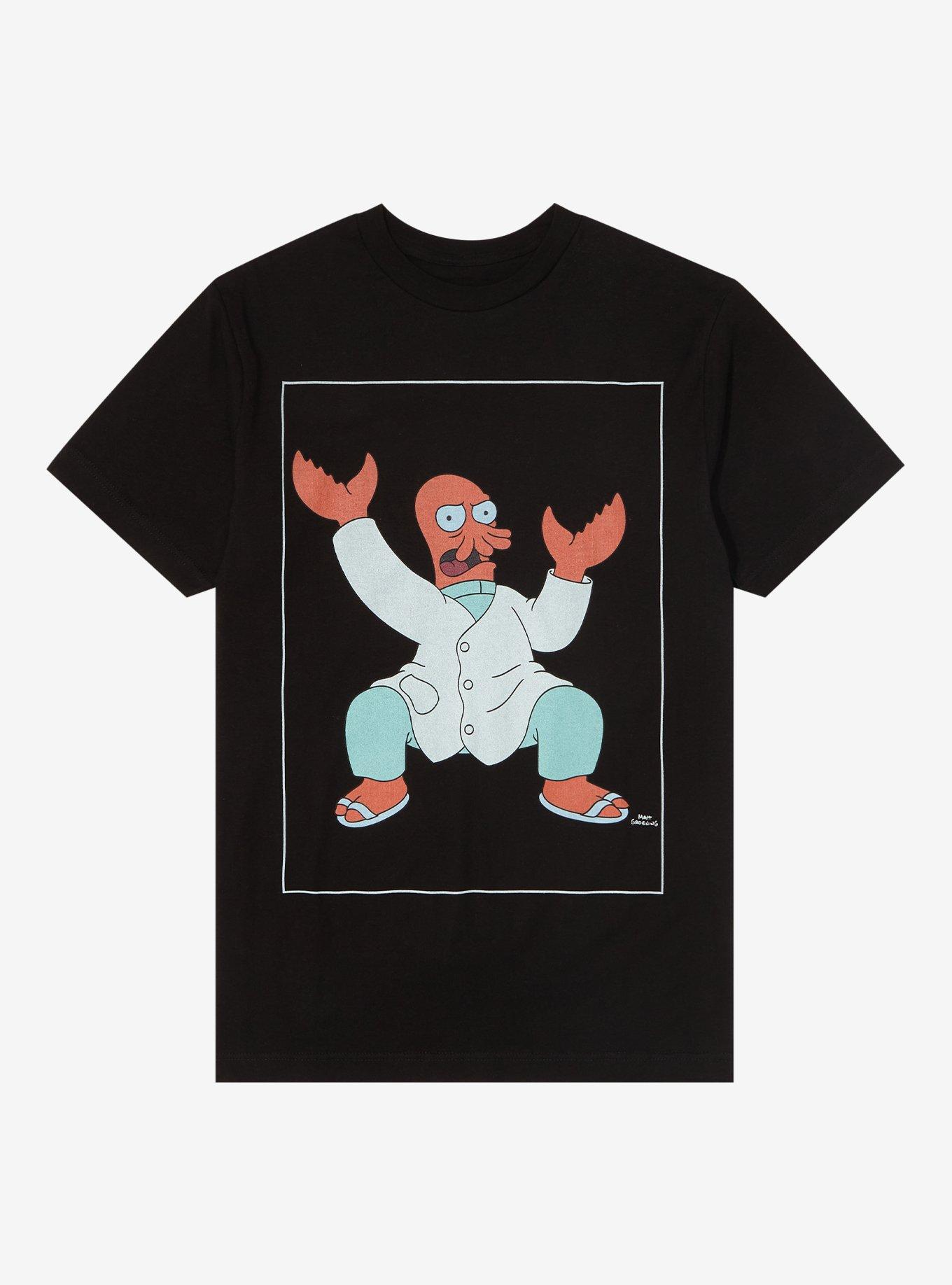 Futurama Zoidberg T-Shirt, BLACK, hi-res