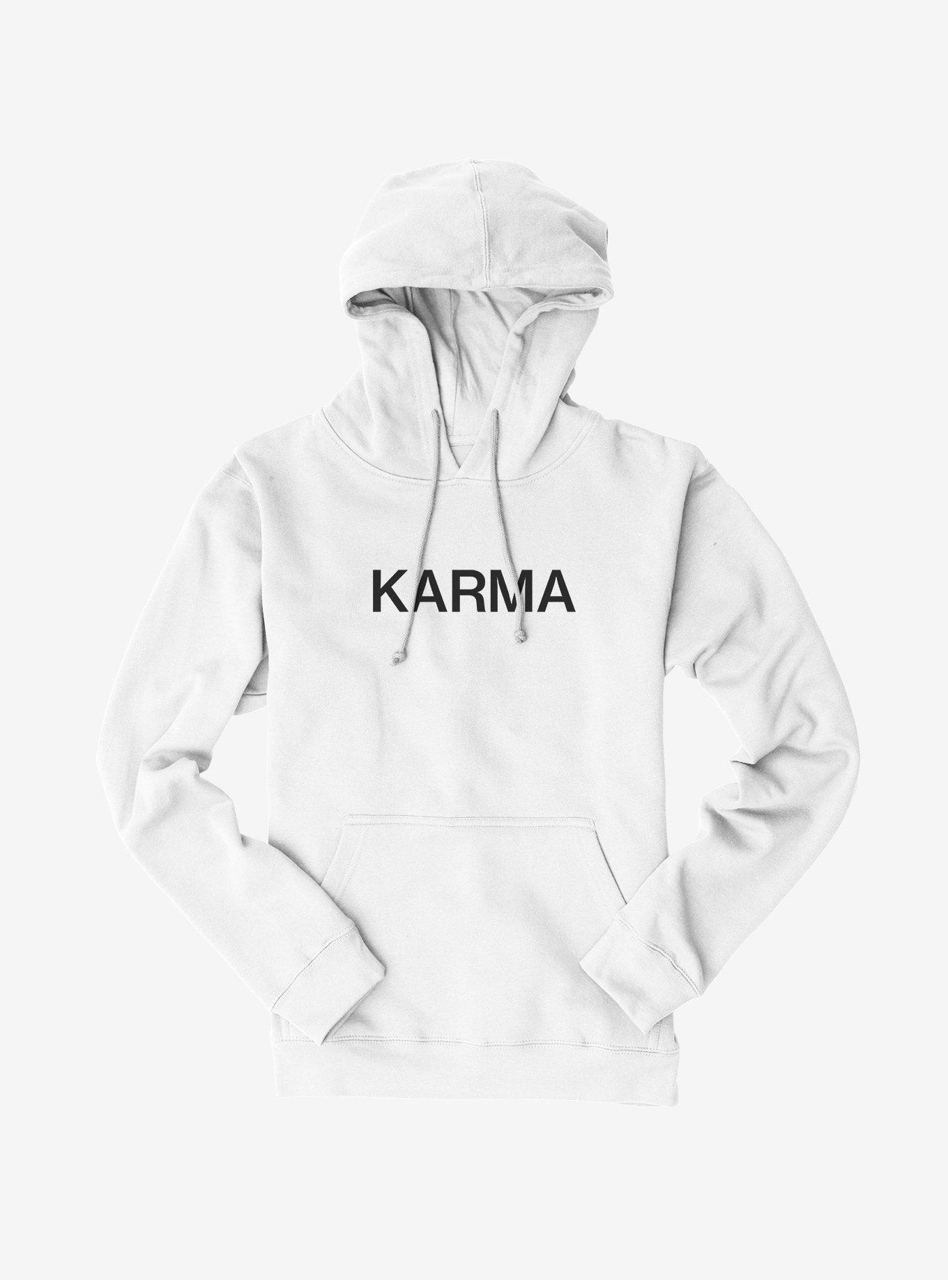 Karma Text Hoodie, , hi-res
