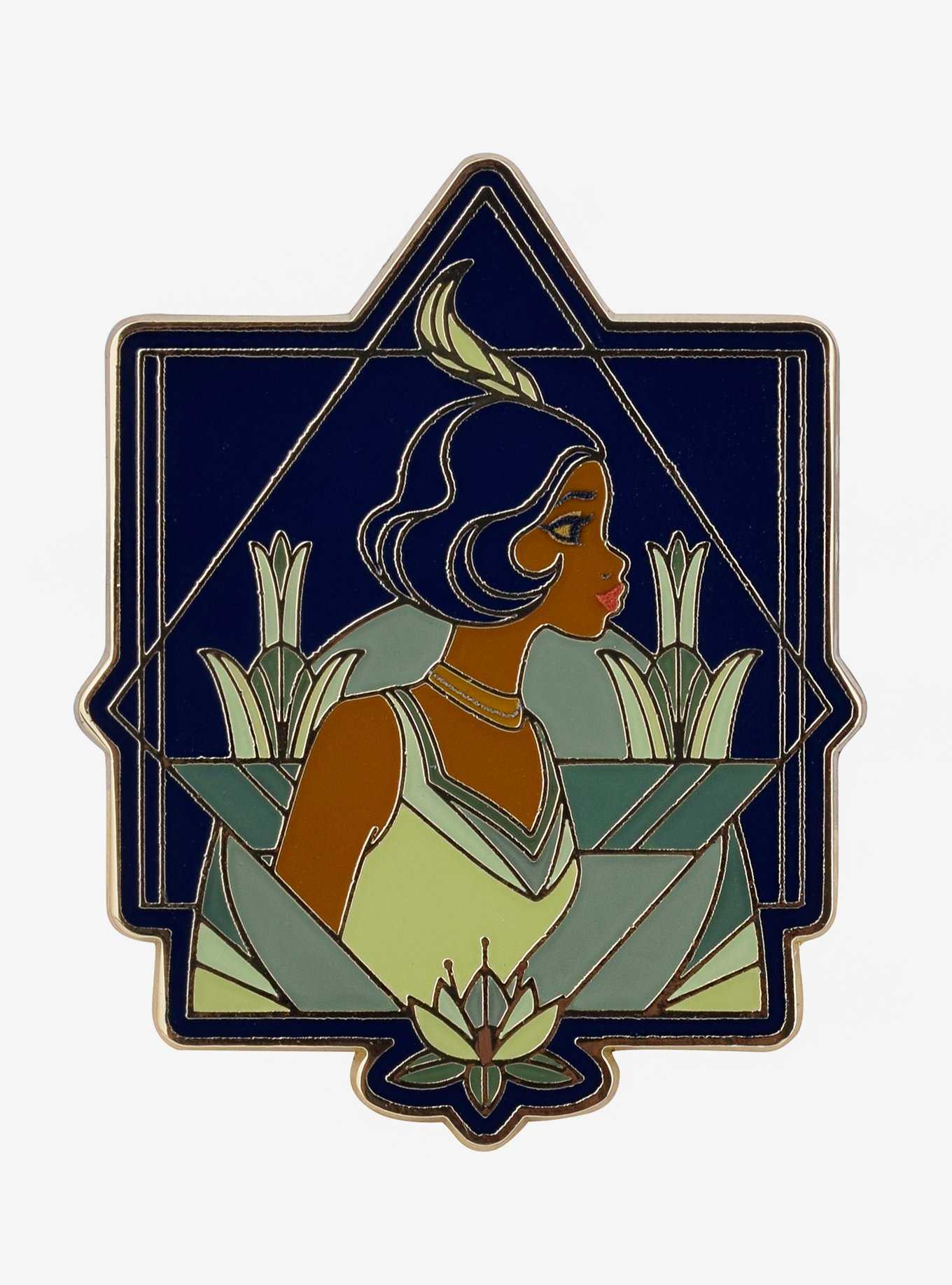 Disney The Princess and the Frog Tiana Portrait Enamel Pin - BoxLunch Exclusive, , hi-res