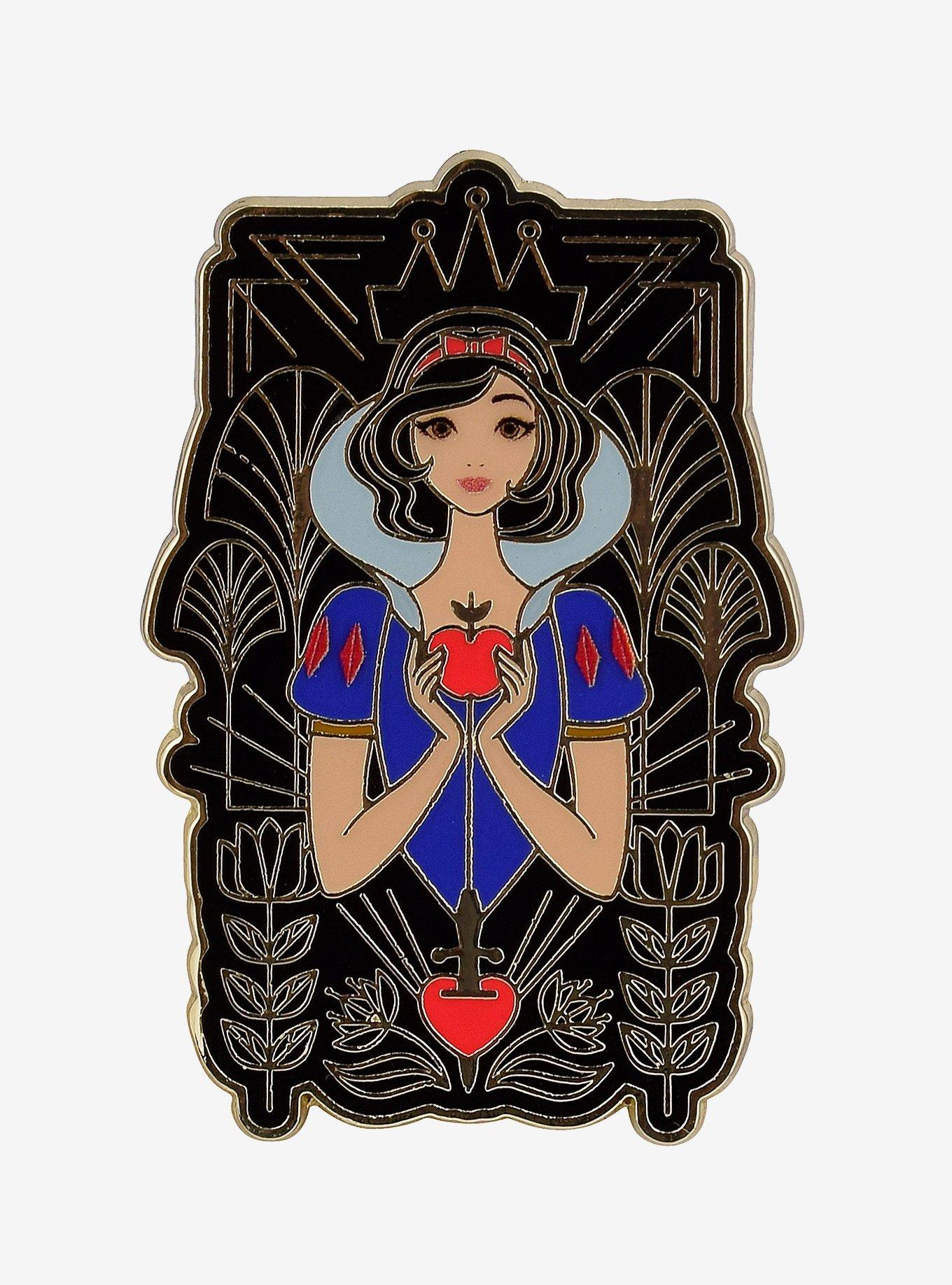 Disney Snow White and the Seven Dwarfs Snow White Portrait Enamel Pin - BoxLunch Exclusive, , hi-res