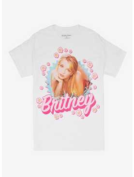 Britney Spears Flowers Boyfriend Fit Girls T-Shirt, , hi-res