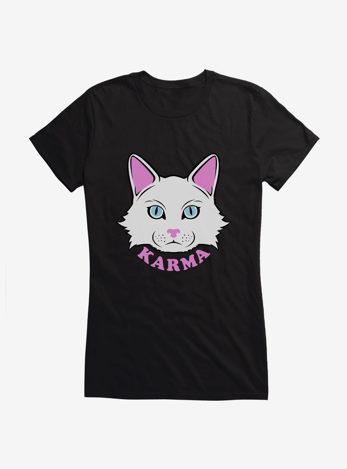 Karma Cat Girls T-Shirt