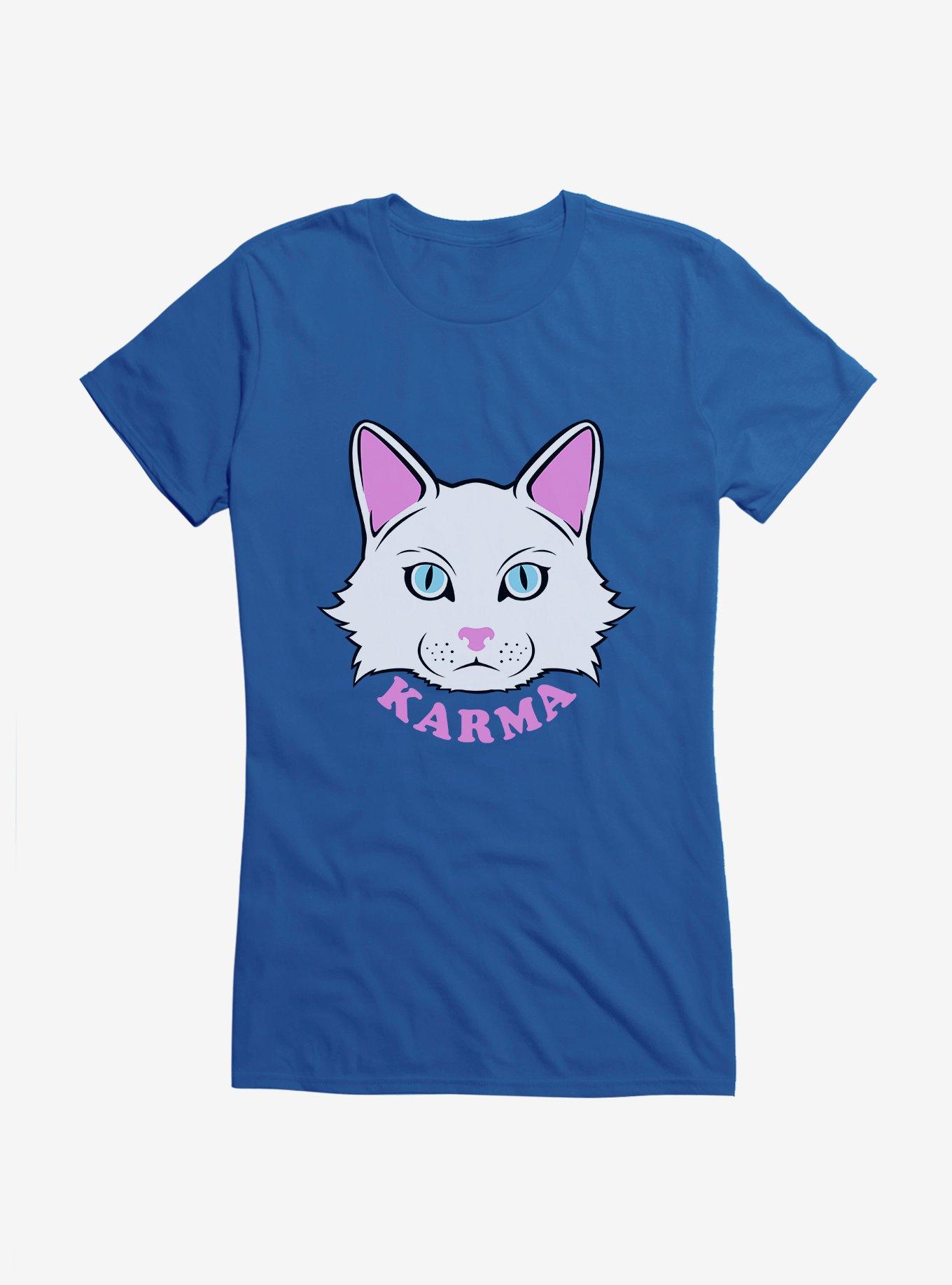 Karma Cat Girls T-Shirt, , hi-res