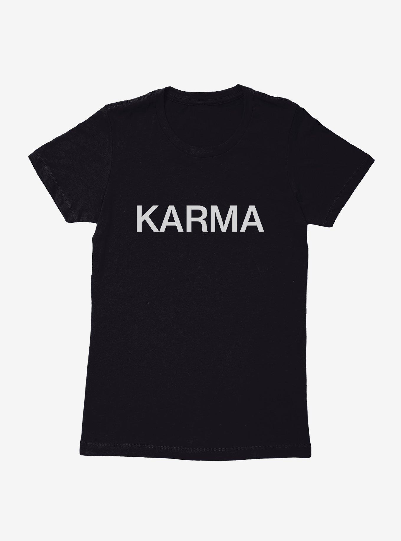 Karma Text Womens T-Shirt, , hi-res