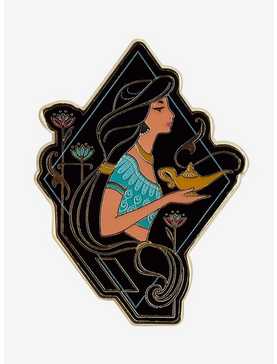Disney Aladdin Jasmine Portrait Enamel Pin - BoxLunch Exclusive, , hi-res