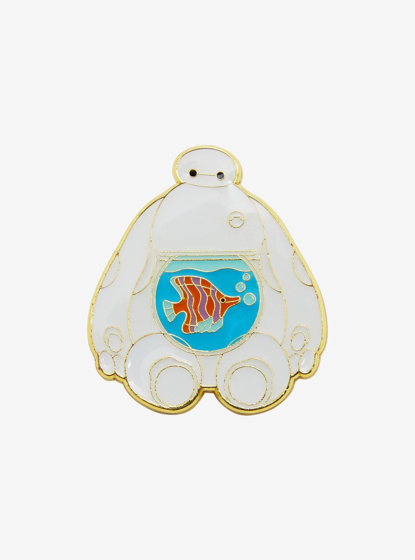 Loungefly Big Hero 6 Baymax Fishbowl Enamel Pin - BoxLunch Exclusive, , hi-res