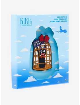 Loungefly Studio Ghibli Kiki's Delivery Service Jiji Enamel Pin - BoxLunch Exclusive, , hi-res
