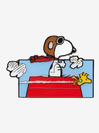 Loungefly Peanuts Snoopy Flying Ace Enamel Pin - BoxLunch