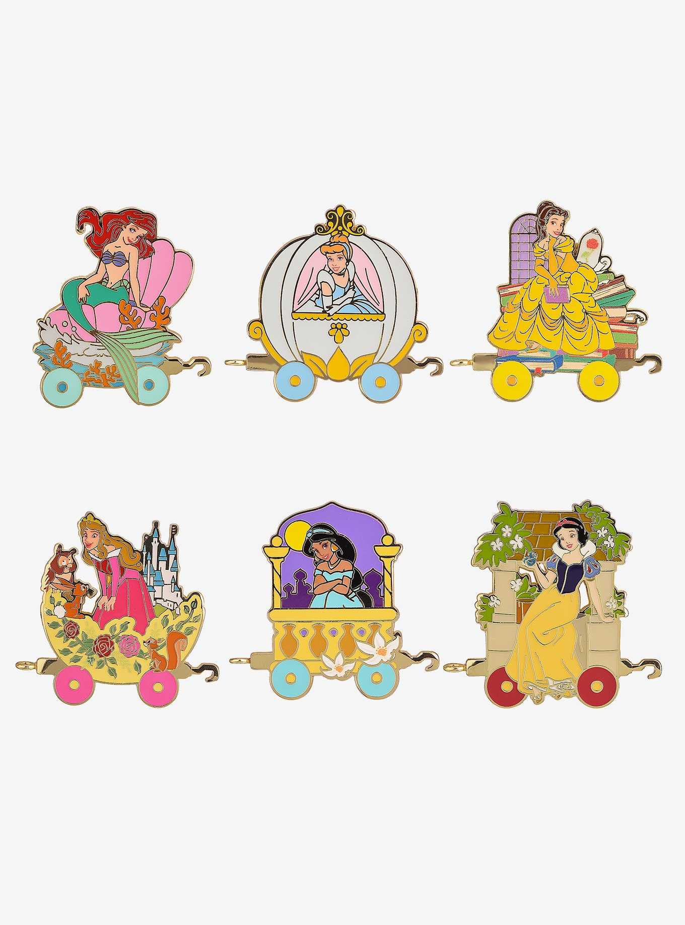 Disney Princesses Train Car Blind Box Enamel Pin - BoxLunch Exclusive, , hi-res