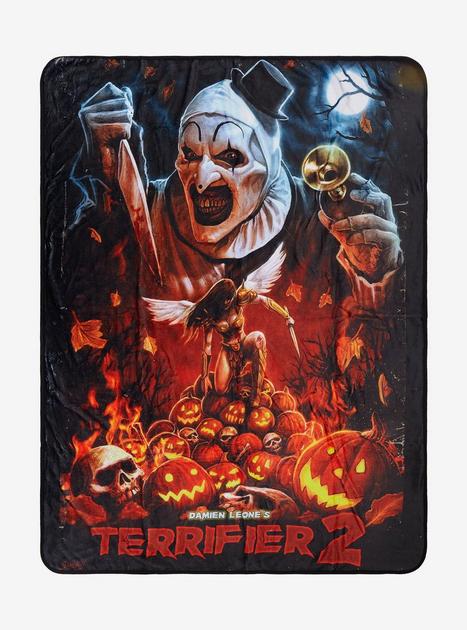 Terrifier 2 Poster Throw Blanket | Hot Topic