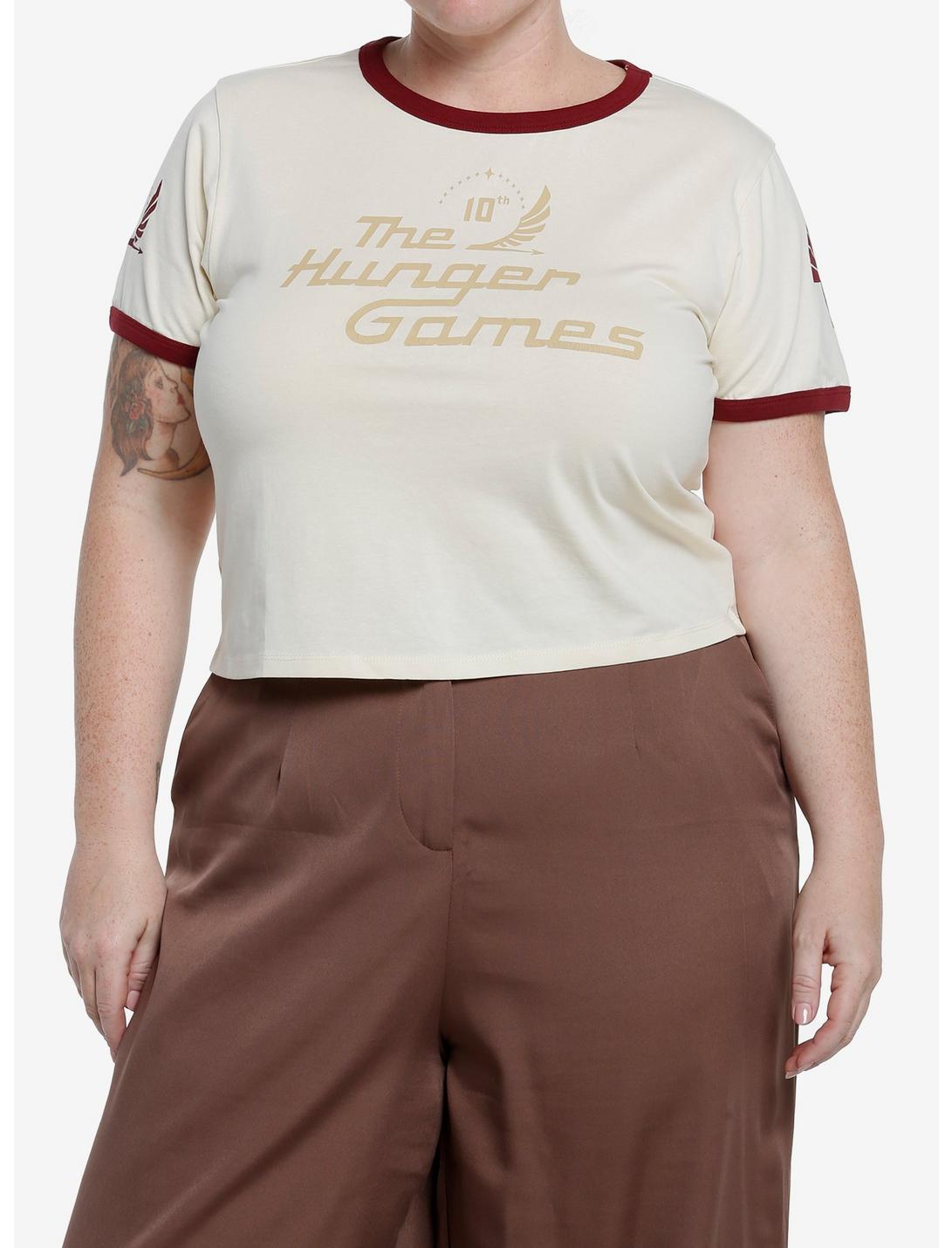 The Hunger Games: The Ballad Of Songbirds & Snakes Girls Ringer T-Shirt Plus Size, MULTI, hi-res