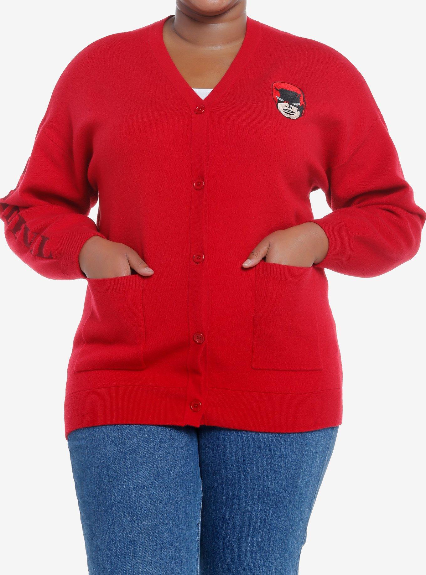 Her Universe Marvel Daredevil Cardigan Plus Size Her Universe Exclusive, , hi-res