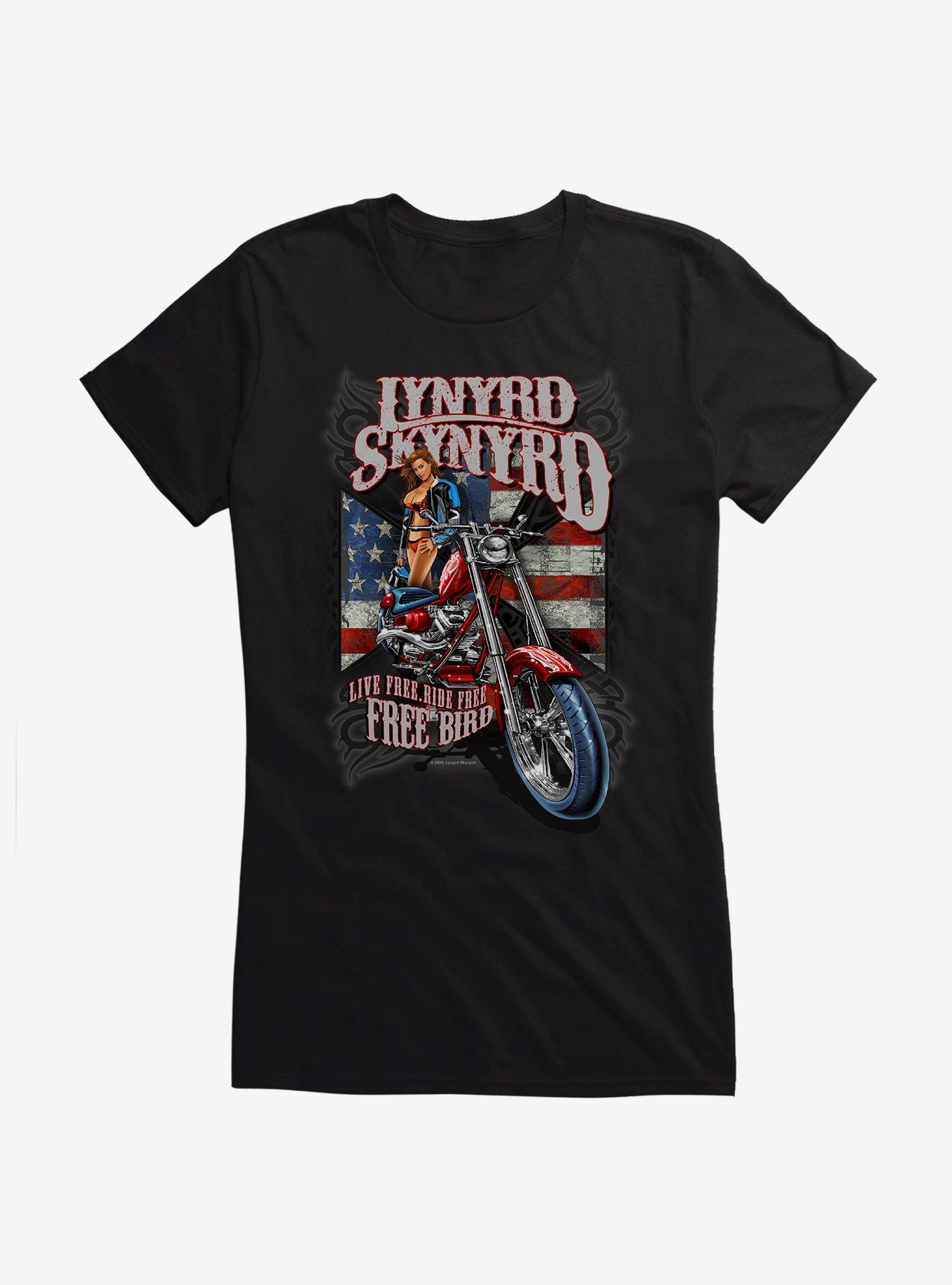 Lynyrd Skynyrd Live Free, Ride Free Girls T-Shirt