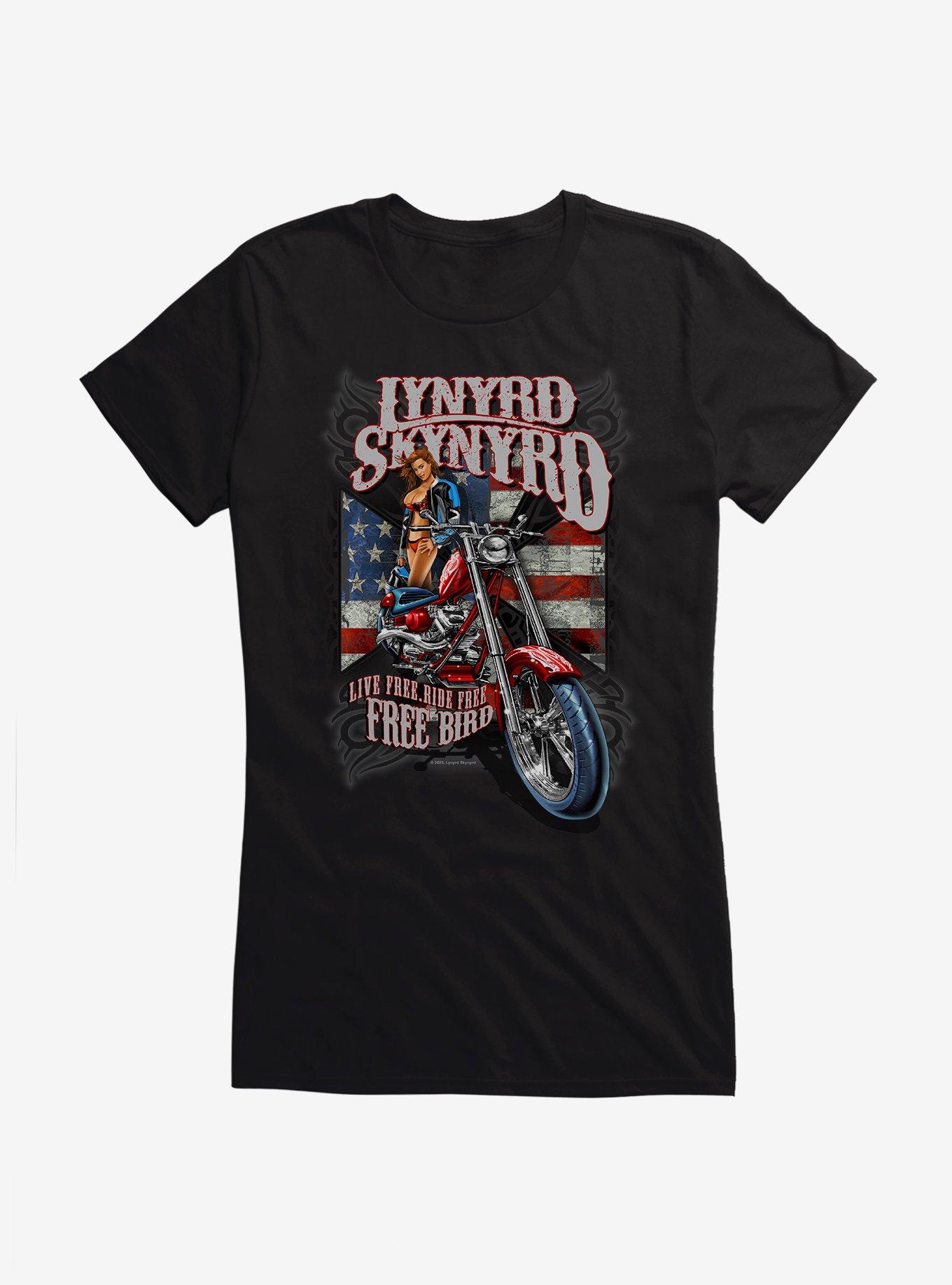 Lynyrd Skynyrd Live Free, Ride Free Girls T-Shirt, , hi-res