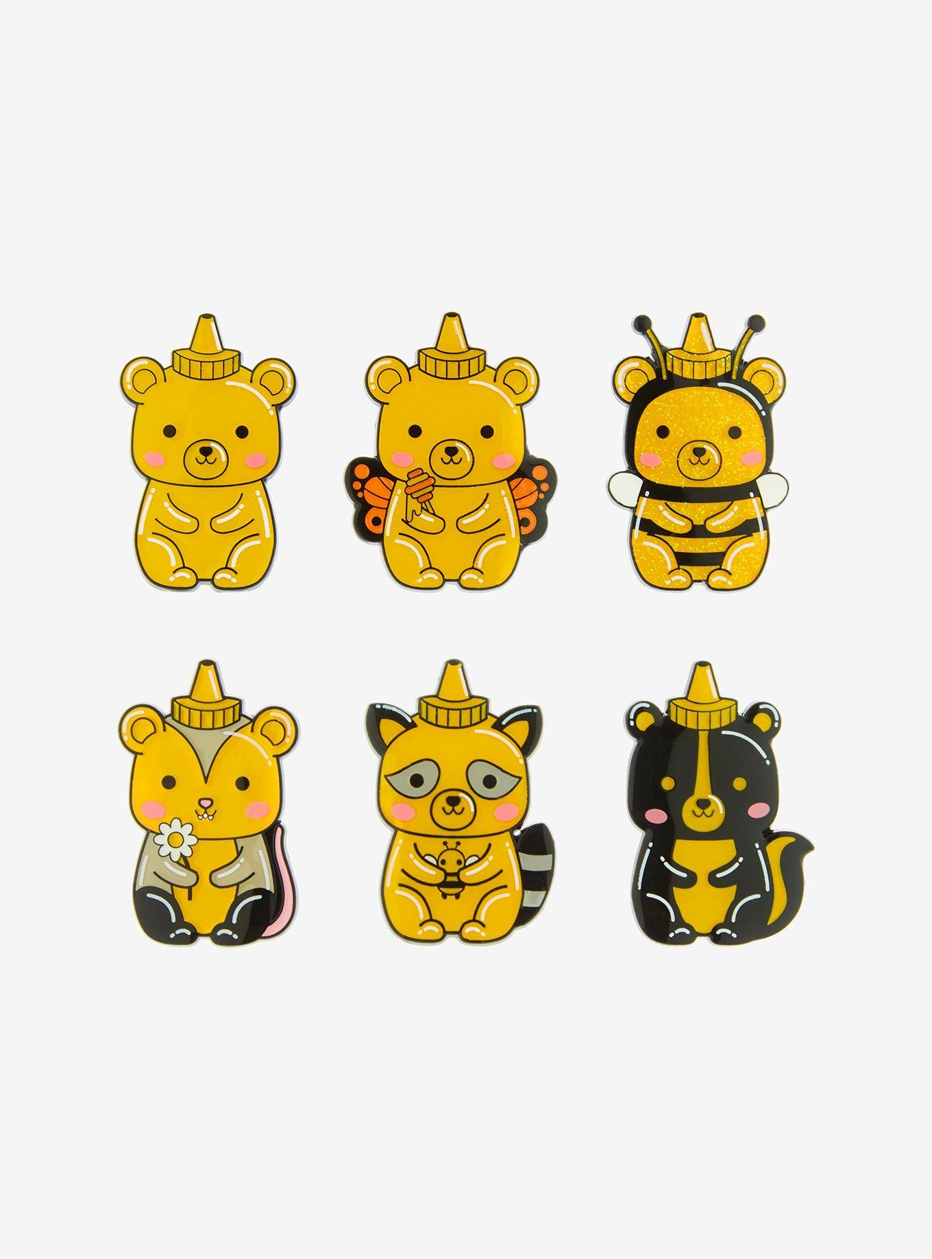 Honey Animals Blind Box Enamel Pin, , hi-res