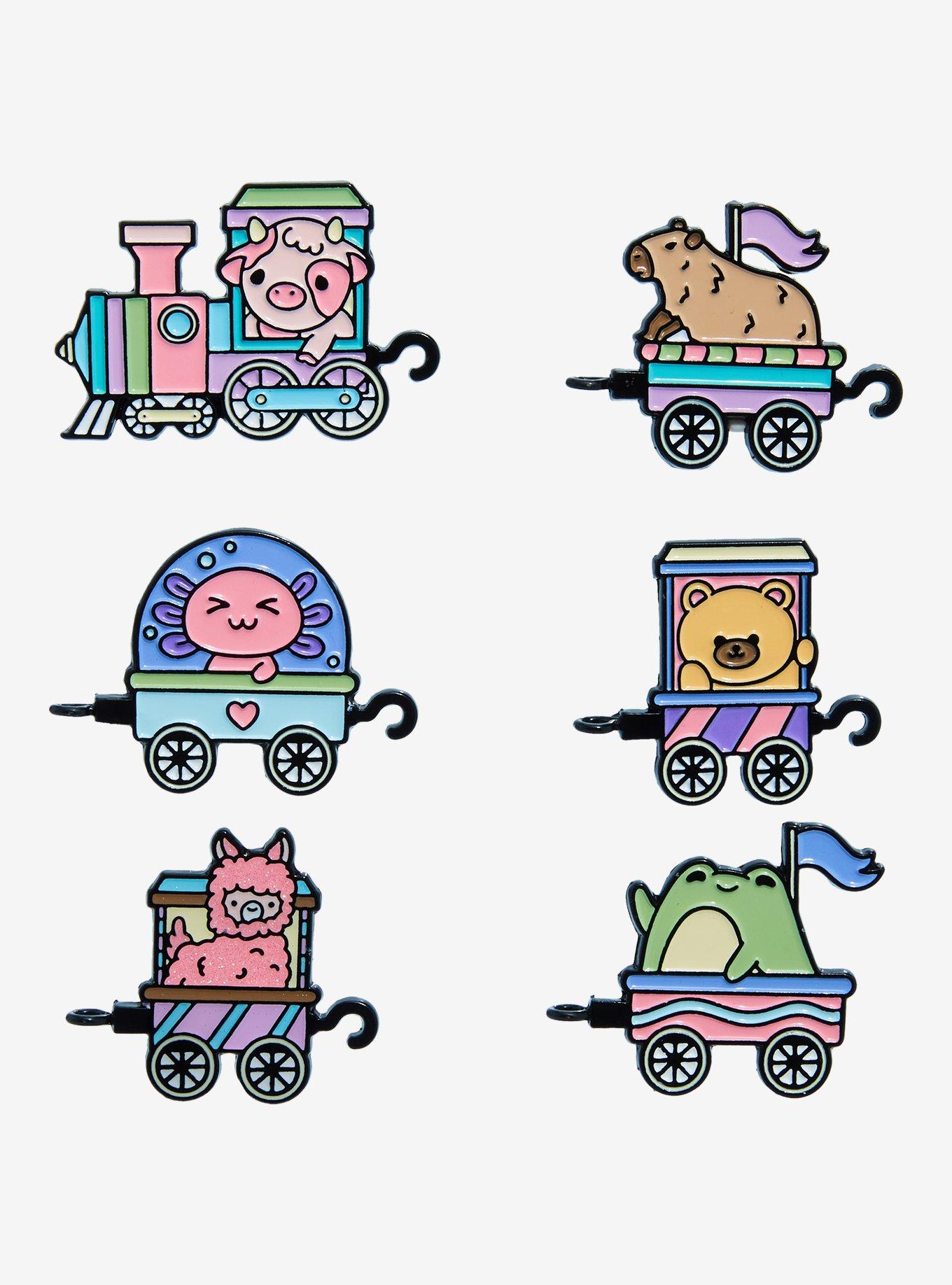 Animal Train Ride Blind Bag Enamel Pin, , hi-res