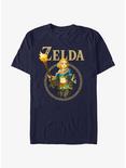 The Legend Of Zelda Tears Of The Kingdom Zelda Badge T-Shirt, NAVY, hi-res