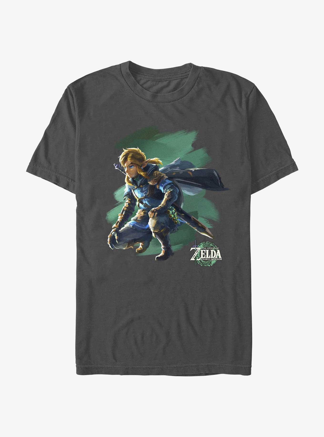 The Legend Of Zelda Tears Of The Kingdom Crouch Link T-Shirt, , hi-res