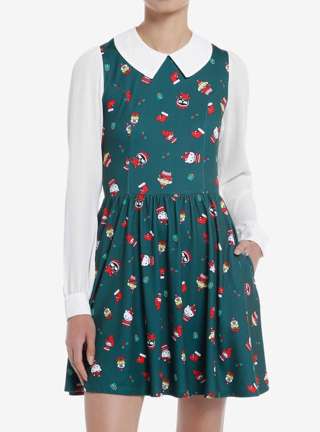 Christmas kitty dress hotsell