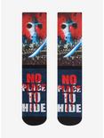 Friday The 13th No Place To Hide Crew Socks, , hi-res