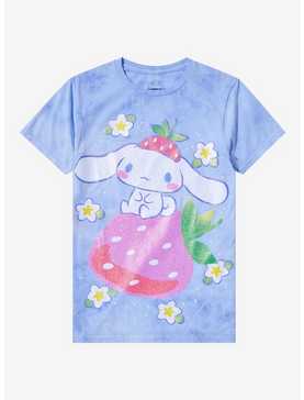 Cinnamoroll Strawberry Iridescent Glitter Boyfriend Fit Girls T-Shirt, , hi-res