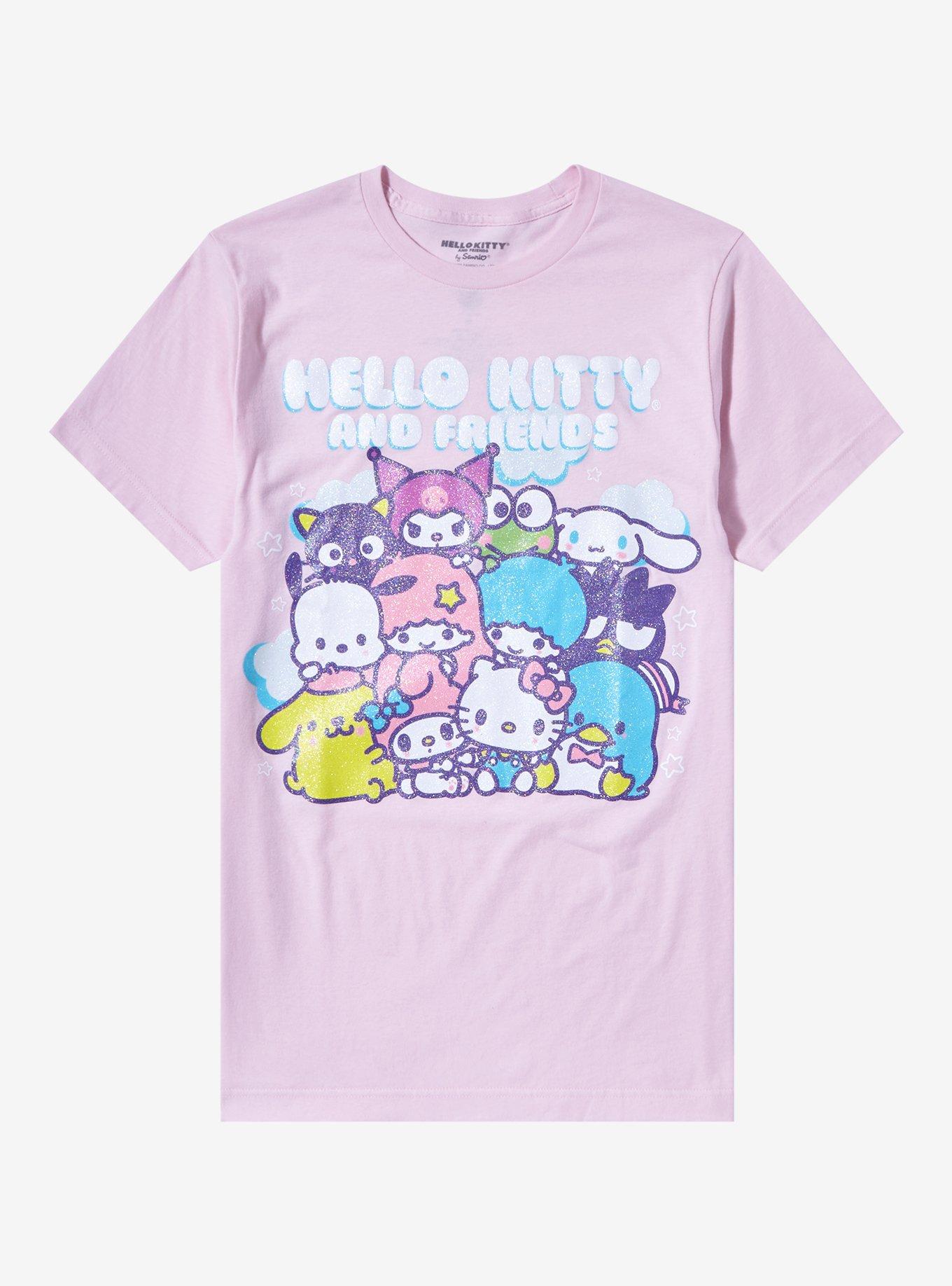 Hello Kitty And Friends Mushroom Girls Ringer Baby T-Shirt Plus Size