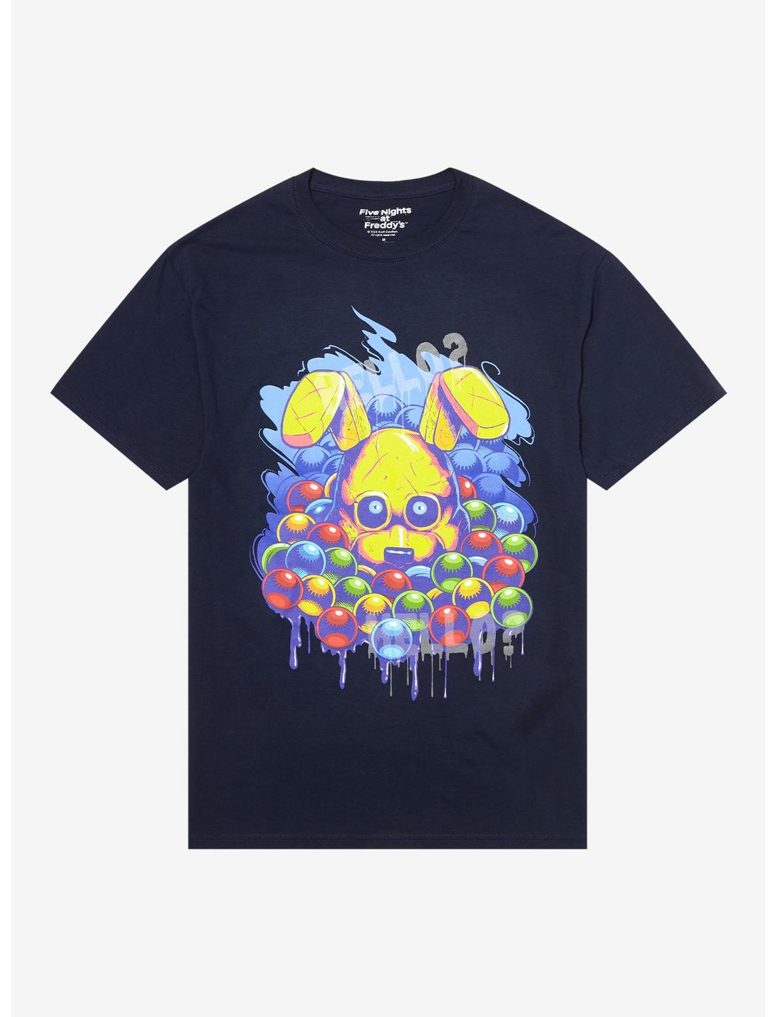 Five Nights At Freddy's Ball Pit Hello? T-Shirt, BLUE, hi-res