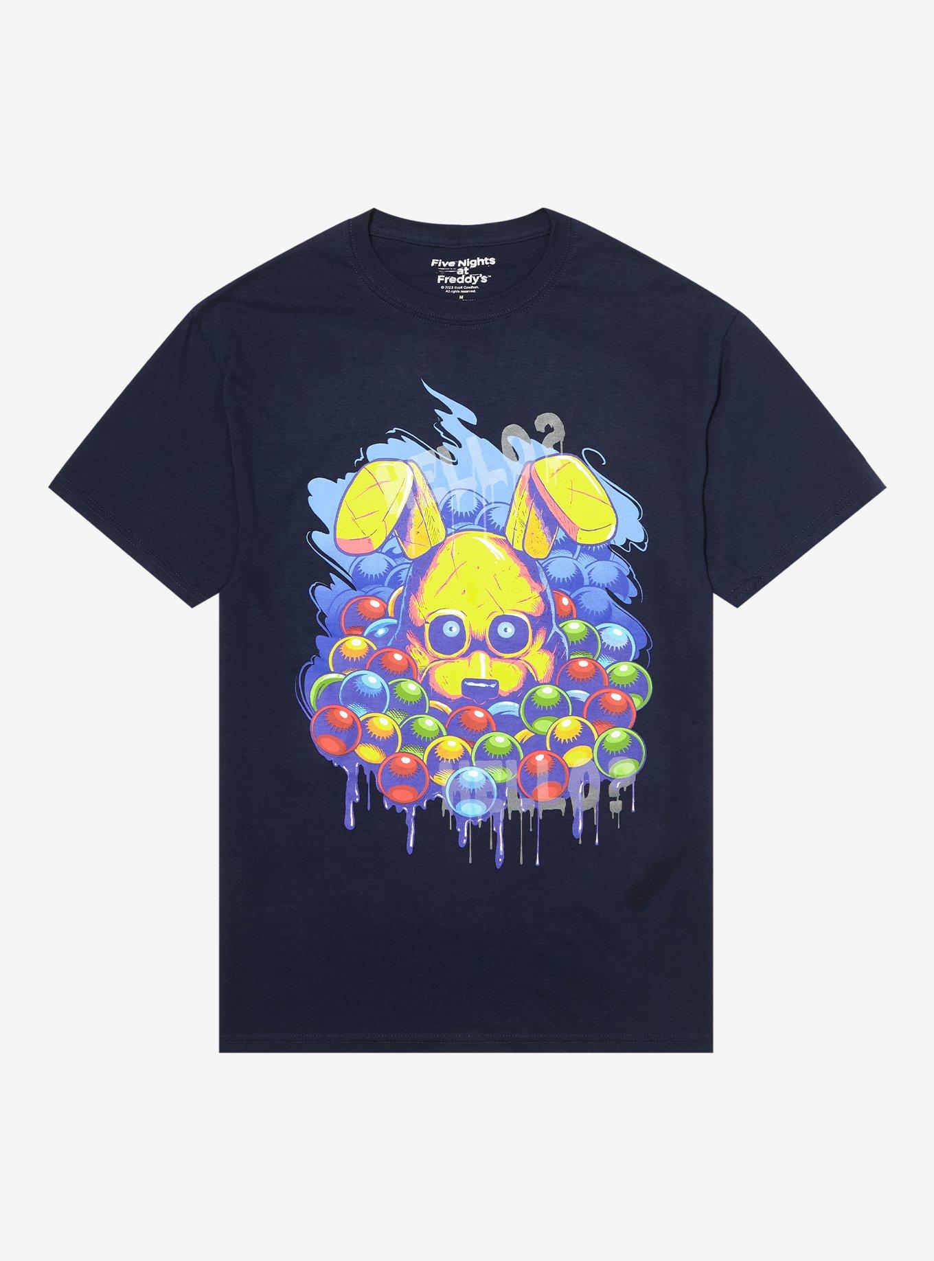 Five Nights At Freddy's Ball Pit Hello? T-Shirt, BLUE, hi-res