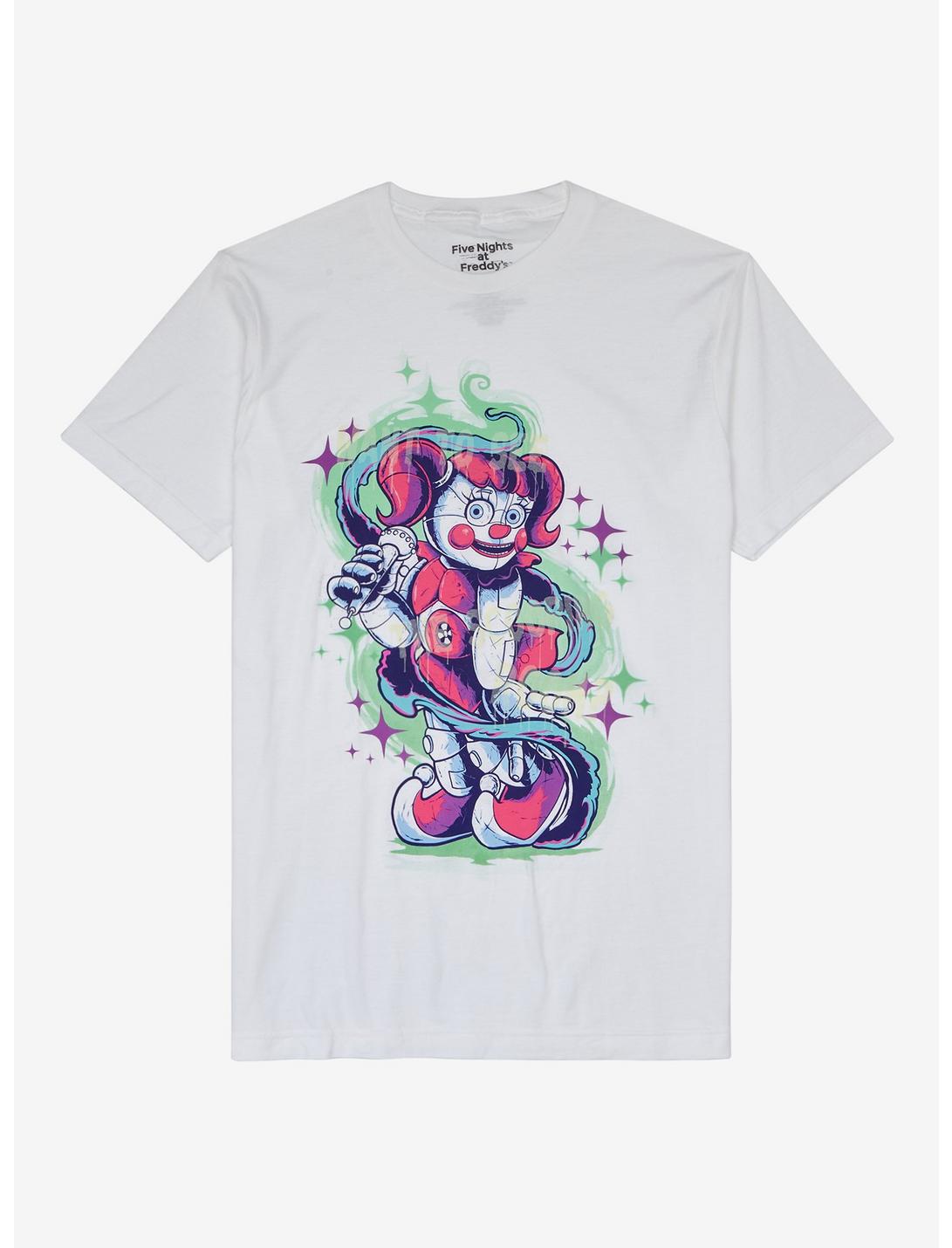 Five Nights At Freddy's Circus Baby UV Reactive T-Shirt, MULTI, hi-res
