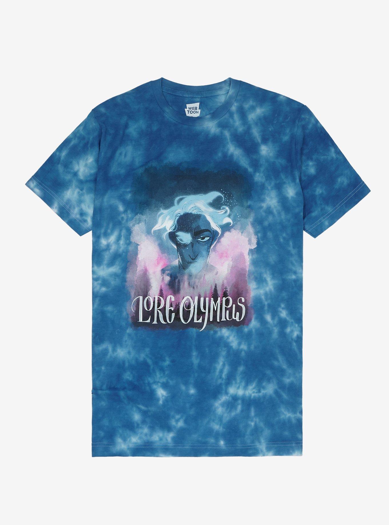 Lore Olympus Hades Blue Wash T Shirt Hot Topic