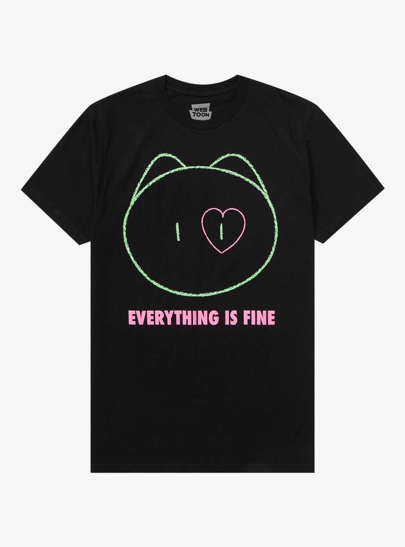 Everything Is Fine Mayor Glow-In-The-Dark T-Shirt, , hi-res