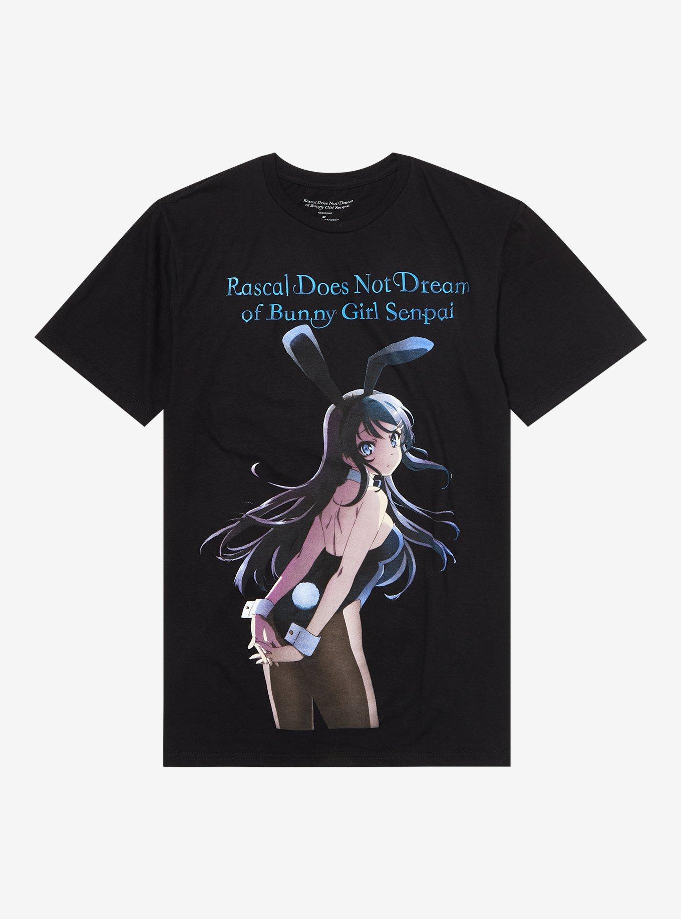 Rascal Does Not Dream Of Bunny Girl Senpai Jumbo Print T-Shirt, BLACK, hi-res