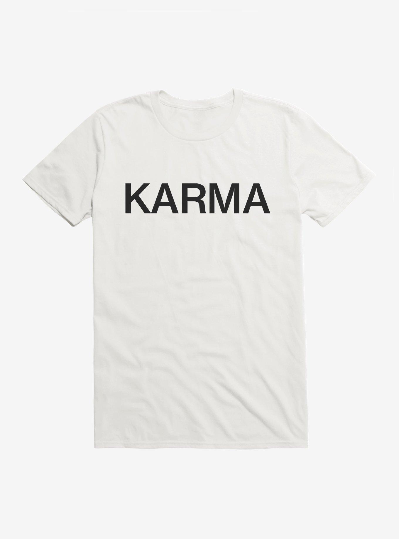 Karma Text T-Shirt, , hi-res