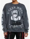 Death Note Misa Metallic Dark Wash Girls Sweatshirt, MULTI, hi-res