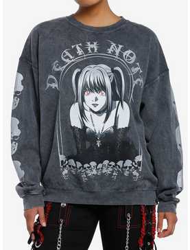Death Note Misa Metallic Dark Wash Girls Sweatshirt, , hi-res