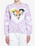 The Powerpuff Girls Heart Tie-Dye Girls Sweatshirt, MULTI, hi-res