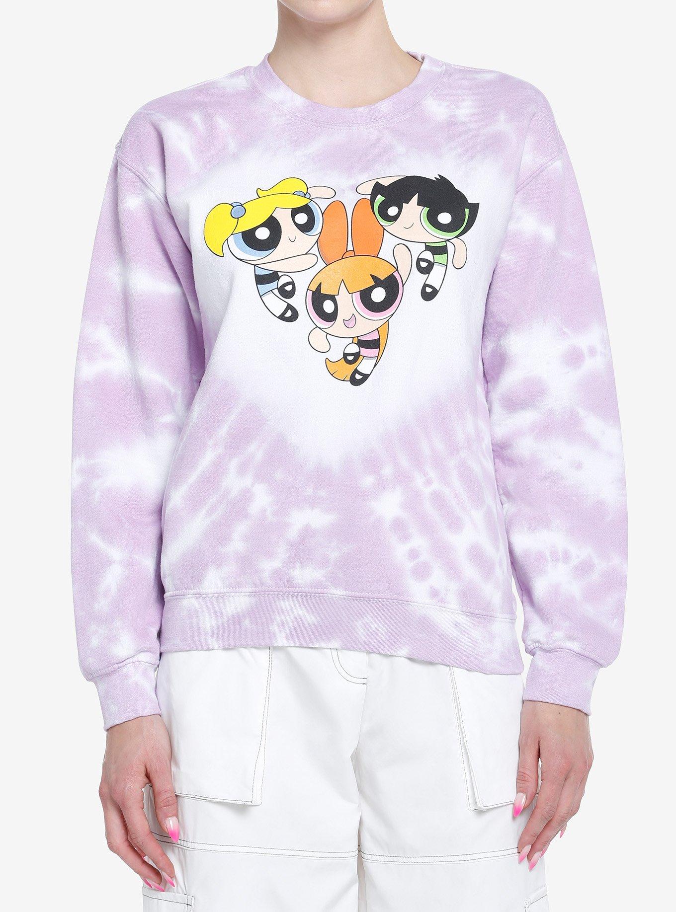 The Powerpuff Girls Heart Tie Dye Girls Sweatshirt Hot Topic