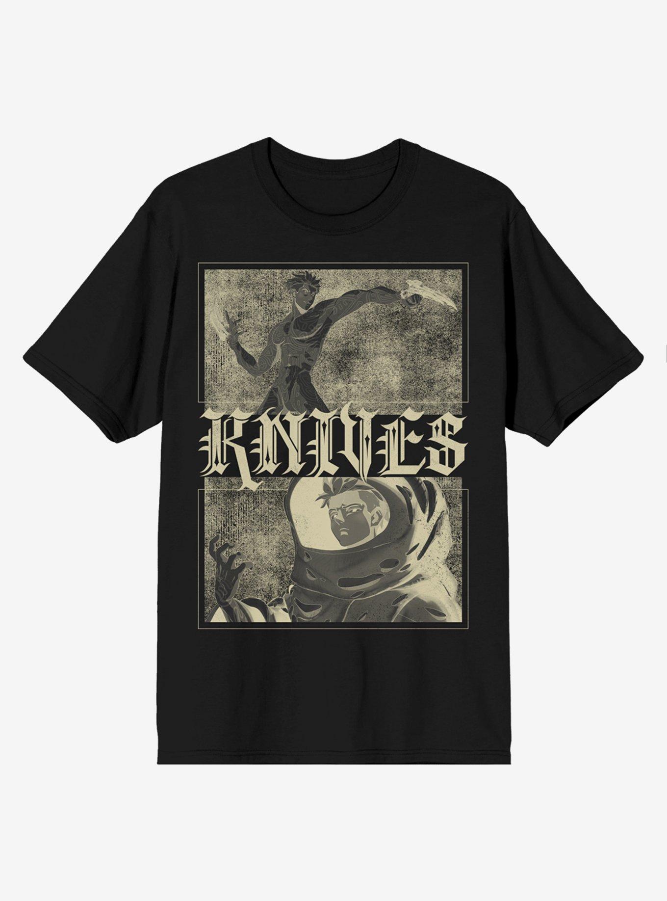 Trigun Stampede Knives T-Shirt, BLACK, hi-res