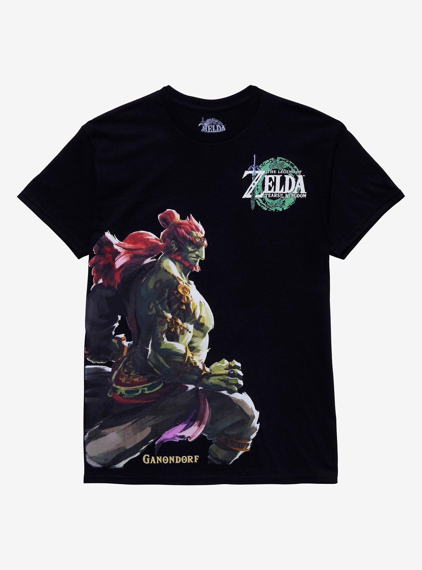 The Legend Of Zelda: Tears Of The Kingdom Ganondorf T-Shirt, BLACK, hi-res