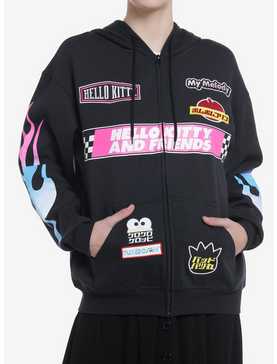 Hello Kitty And Friends Racing Logos Girls Hoodie, , hi-res