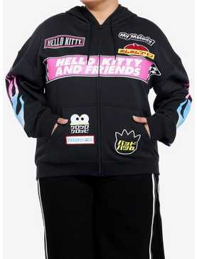 Hello Kitty And Friends Racing Logos Girls Hoodie Plus Size, , hi-res