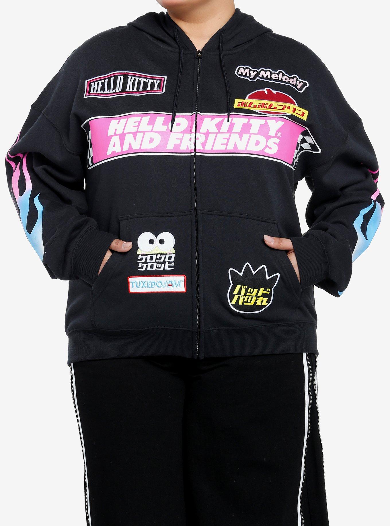 Hello Kitty And Friends Racing Logos Girls Hoodie Plus Size Hot