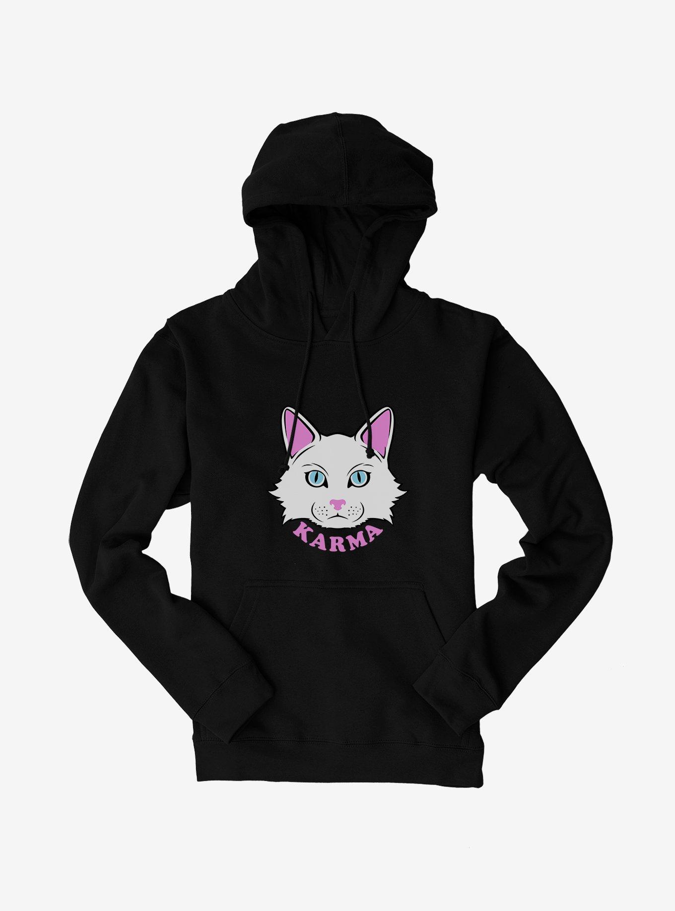 Karma Cat Hoodie, , hi-res