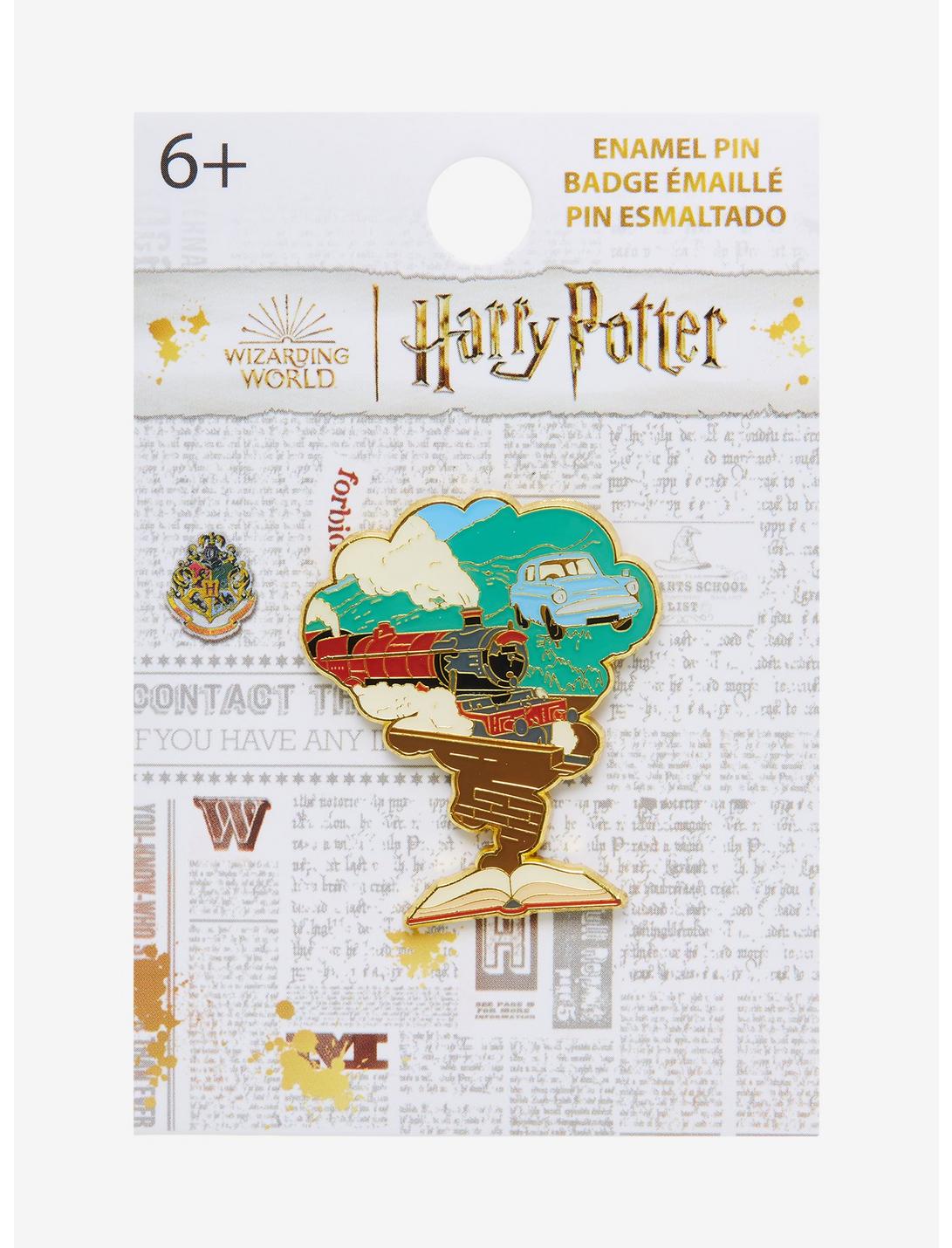 Loungefly Harry Potter Hogwarts Express Book Enamel Pin - BoxLunch Exclusive, , hi-res