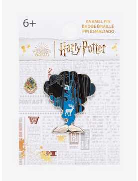 Loungefly Harry Potter Patronus Book Enamel Pin - BoxLunch Exclusive, , hi-res