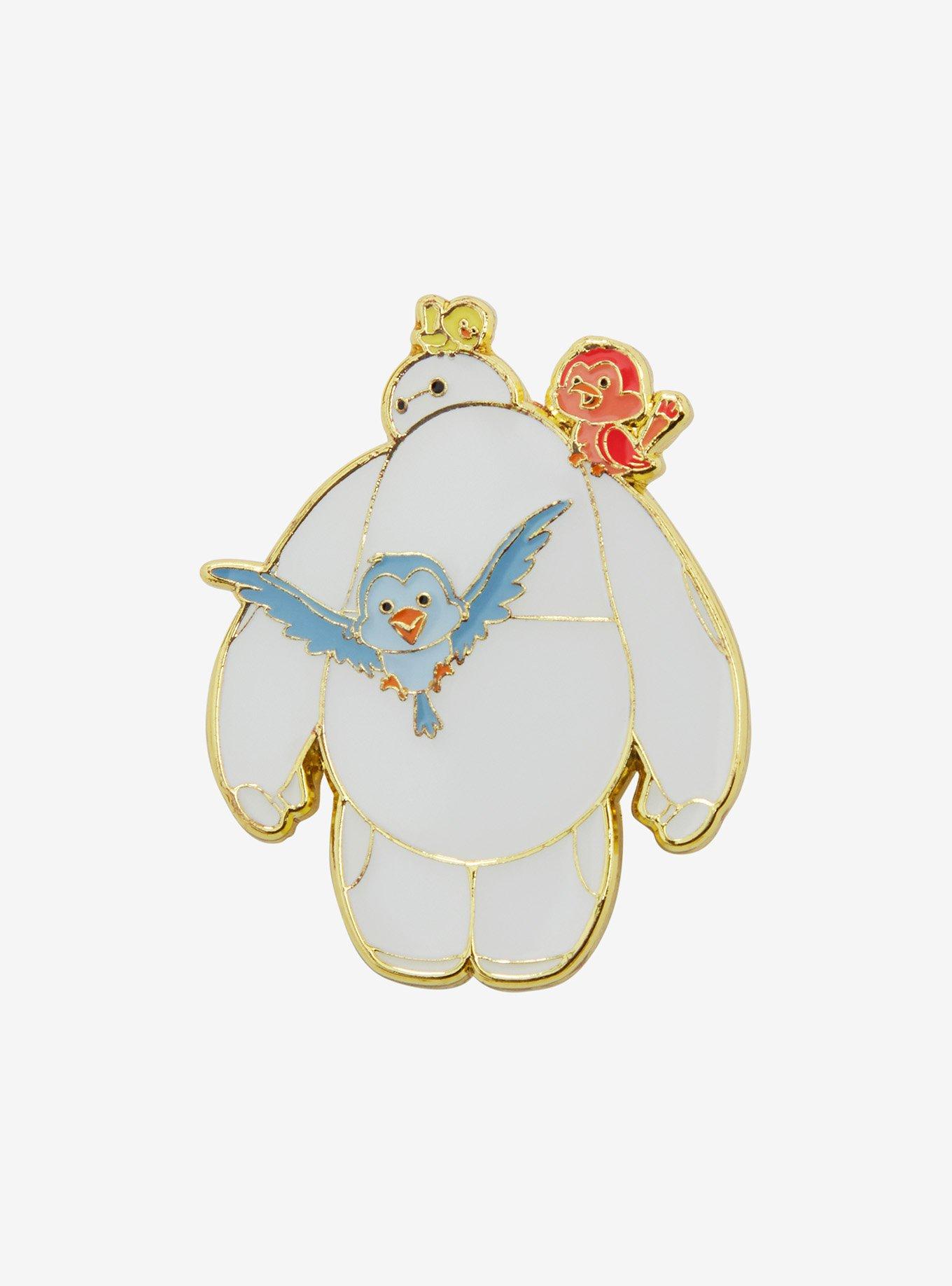 Loungefly Disney Big Hero 6 Baymax & Birds Enamel Pin - BoxLunch Exclusive, , hi-res