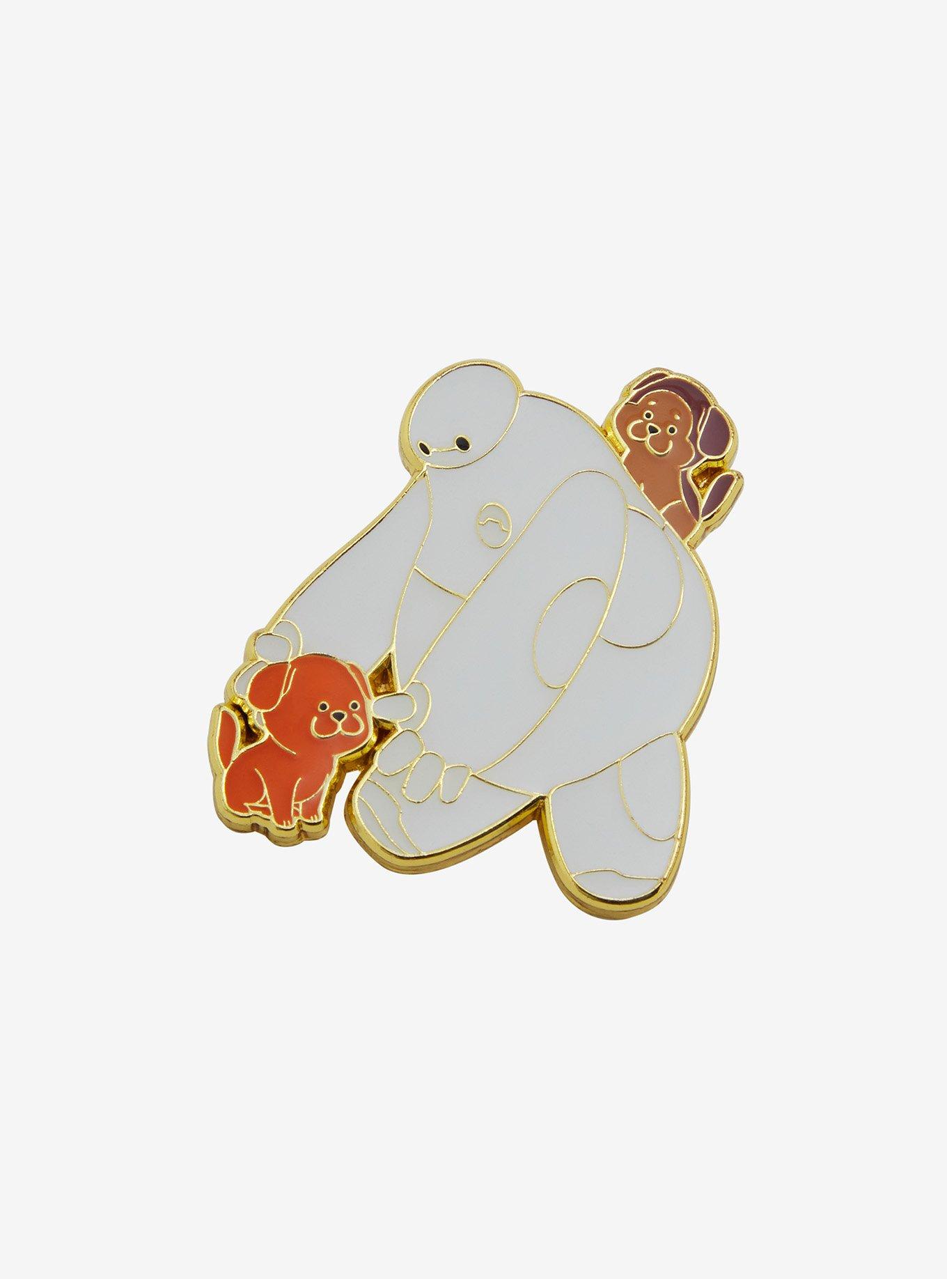 Loungefly Disney Big Hero 6 Baymax Puppy Enamel Pin - BoxLunch Exclusive, , hi-res
