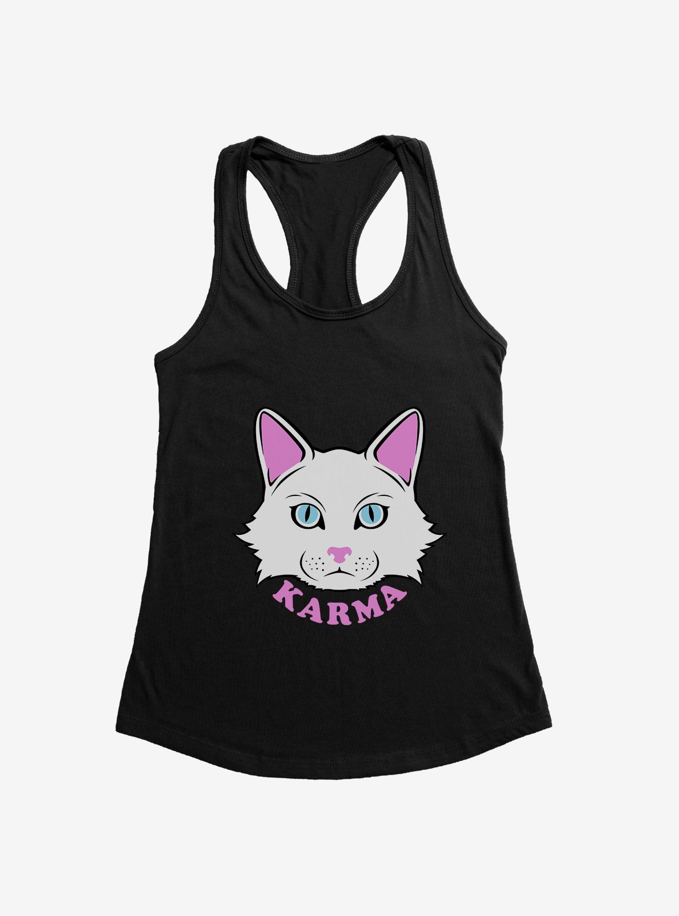 Karma Cat Womens Tank Top, , hi-res